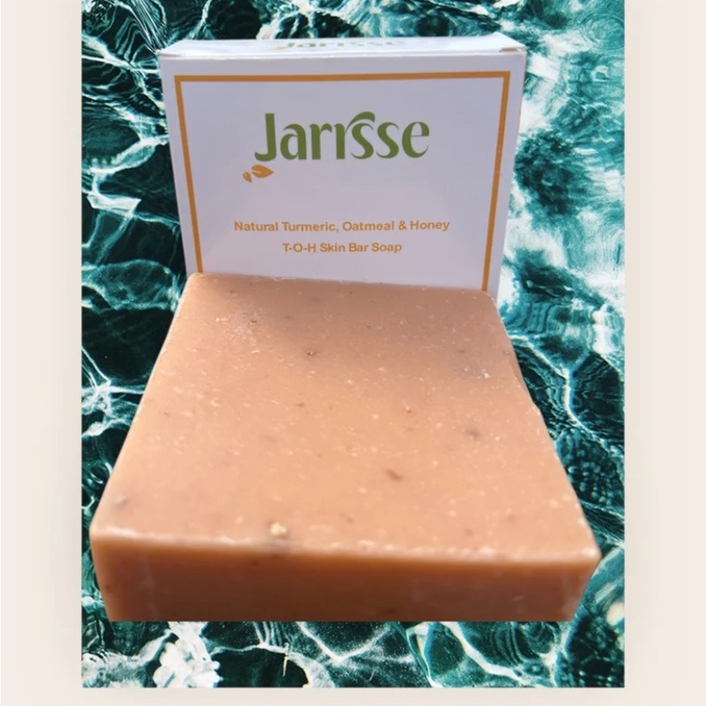 Natural Turmeric, Oatmeal & Honey Skin Bar Soap - Tan